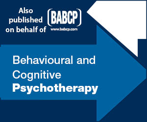 A button linking the BABCP journals on CBT homepage