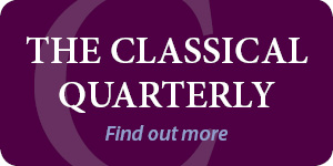 Classical Quarterly CAQ banner