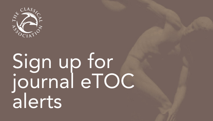 Sign up to receive eTOC alerts for JCT