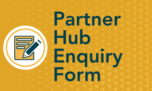 Button for 'Partner Hub Enquiry Form'