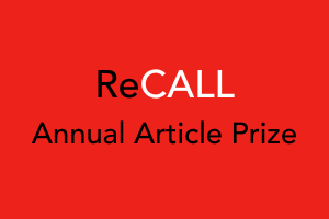 ReCALL Annual Article Prize banner