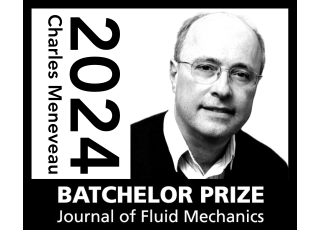 Charles Meneveau winner of the Batchelor Prize 2024