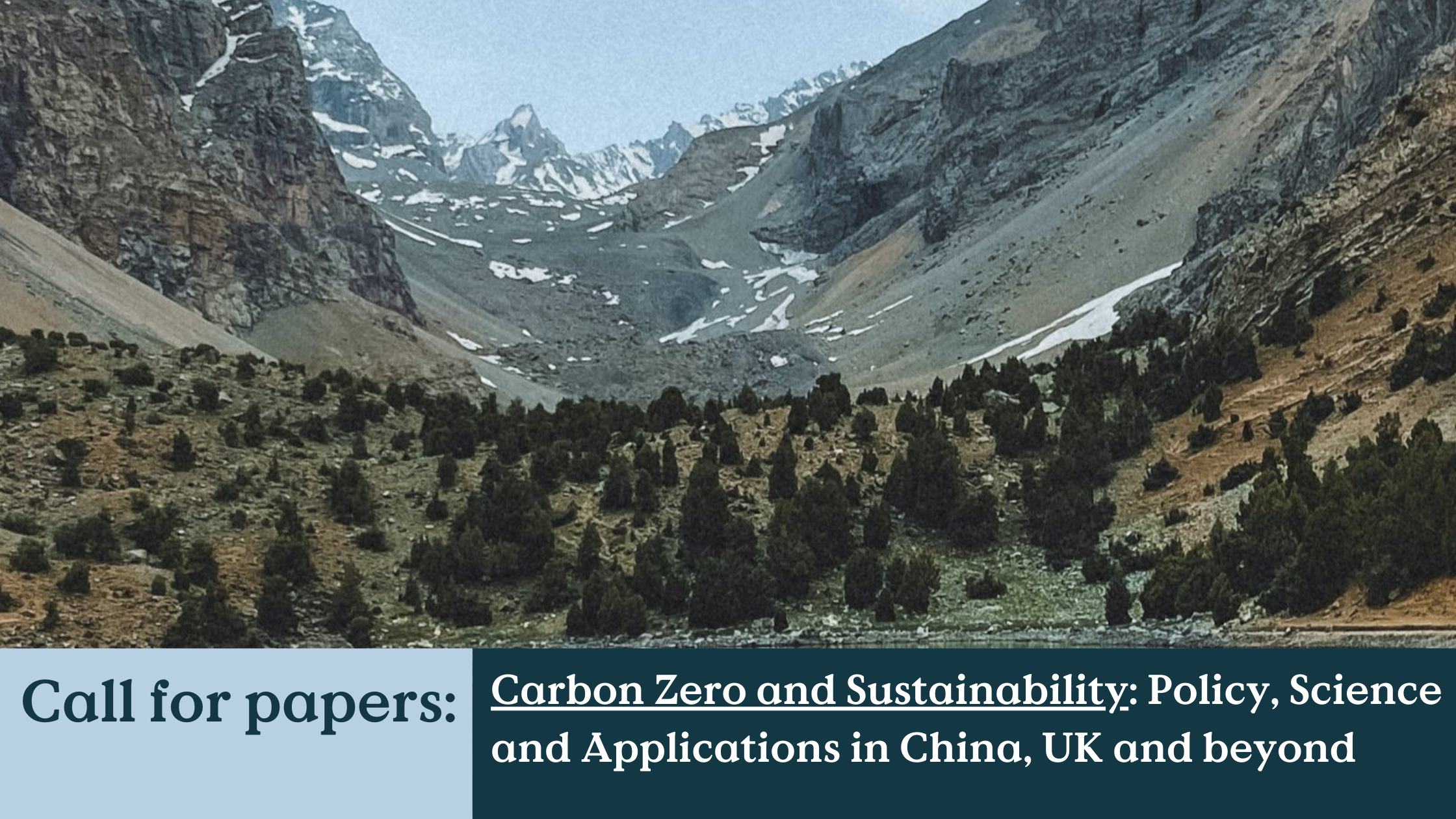 Carbon Zero and Sustainability: Policy, Science and Applications in China, UK and beyond
