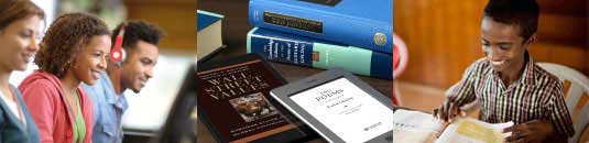 An image of Cambridge University Press's digital and print products