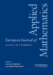 European Journal of Applied Mathematics