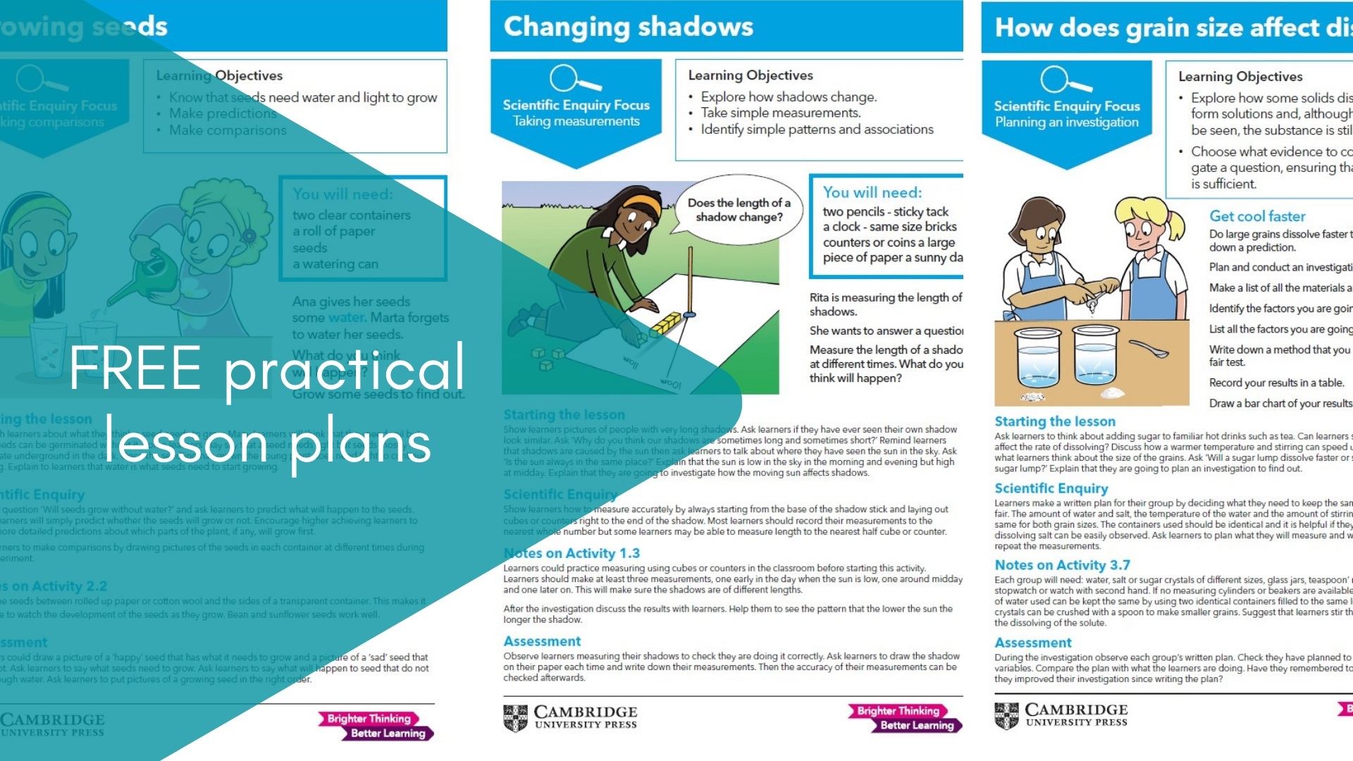Primary Science practical lesson plans