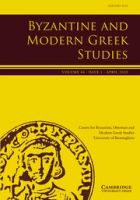 Byzantine and Modern Greek Studies