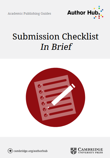 Submission Checklist in Brief
