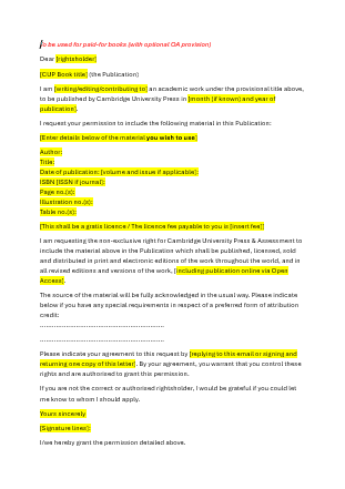 SAMPLE Third-party Materials License (paid-for books)