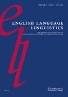 English Language & Linguistics