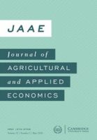 Journal of Agricultural and Applied Economics