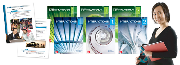Interactions6e BooksAndStudents header