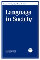 Language in Society