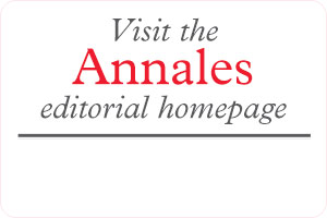 Annales editorial homepage NEW