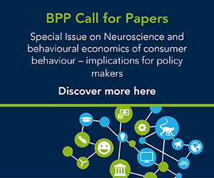 Behavioural Public Policy - Call for papers 