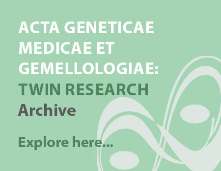 Archive for Acta Geneticae Medicae et Gemellologiae