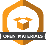 Open Material Badge