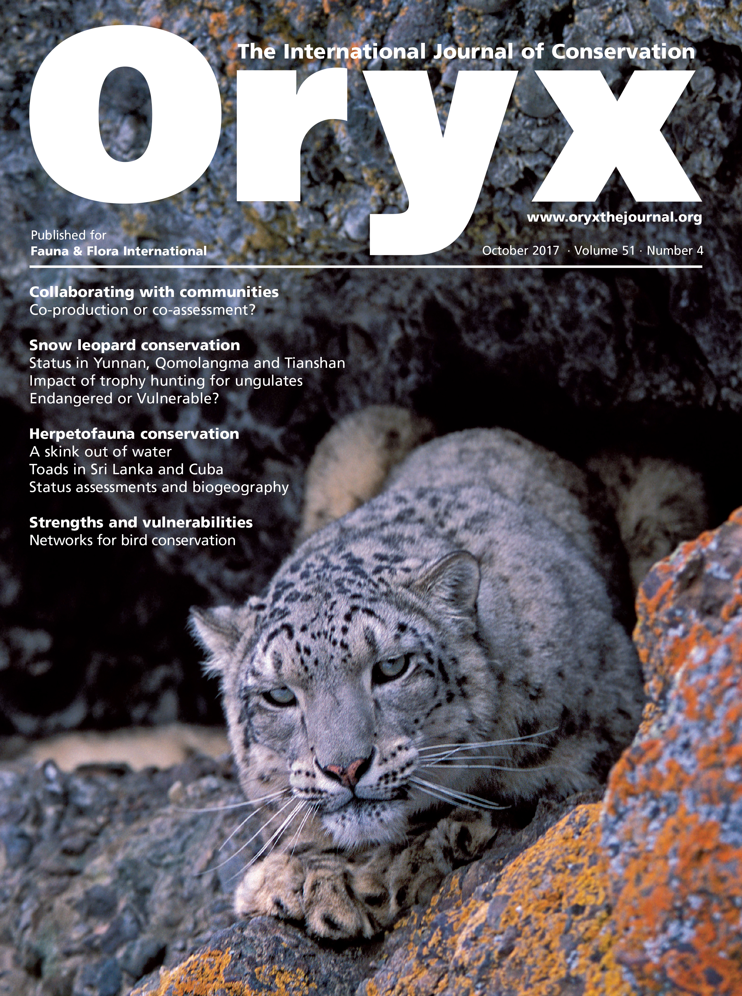 Oryx Issue 51.4