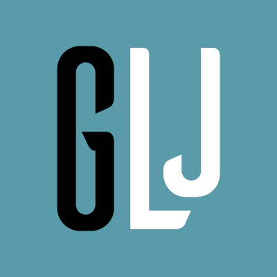 GLJ square logo button