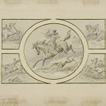 Browne, Hablot Knight, artist. One hundred drawings to illustrate Shakespeare's 'Venus and Adonis'.  ca. 1850-1860.