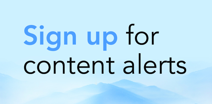 sign up for content alerts HOR