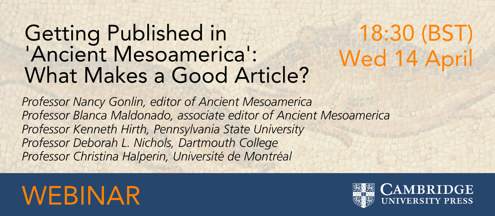 The Cambridge Forum - Ancient Mesoamerica - recording