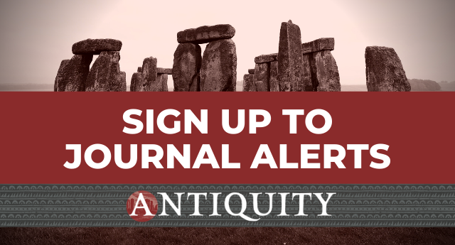 Sign up to Journal Alerts