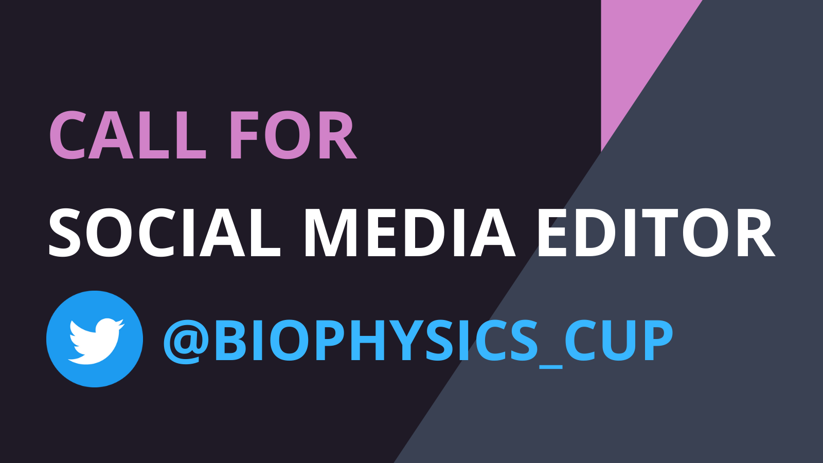 Biophysics Social Media Editor Small Button