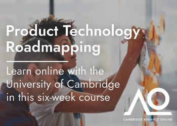 Cambridge Advance Online Product Technology Roadmapping button 350x250