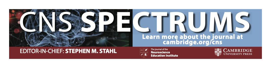 CNS Spectrums banner. Click here to access page.