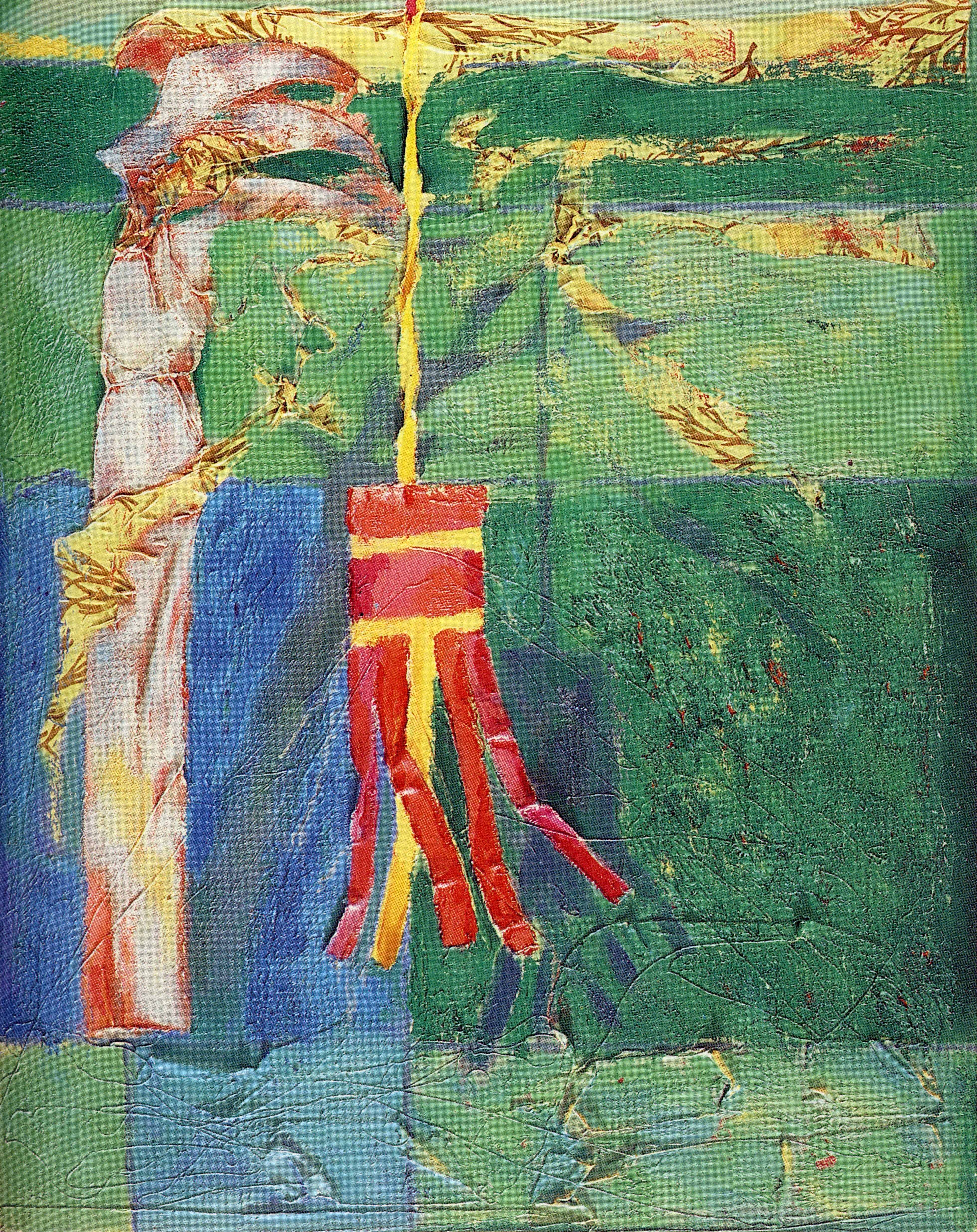 Painting by Joe Overstreet, Sound in Sight, 1991
