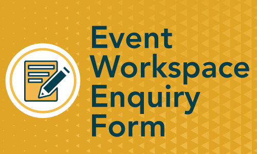 Button for 'Event Workspace Enquiry Form'
