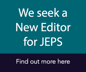 JEPS seeks a new Editor banner 2026