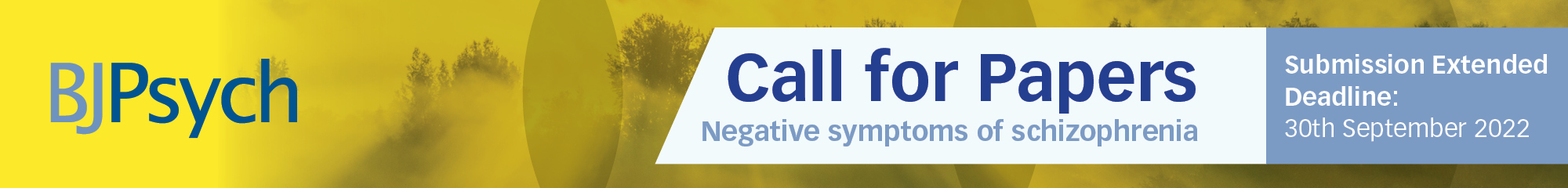 BJP CFP Negative Symptoms of Schizophrenia Extension Banner