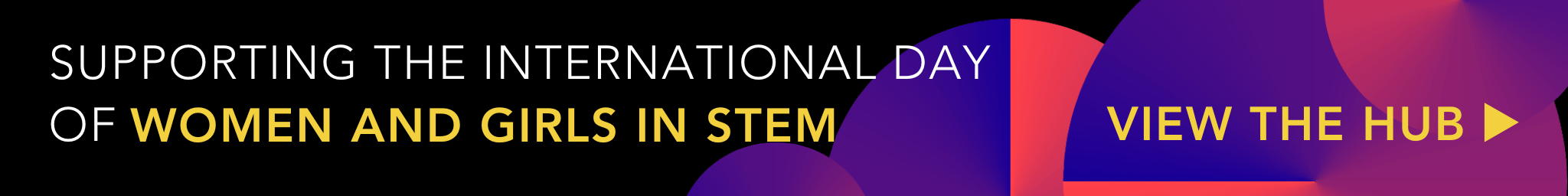 International Day of Women and Girls in Science banner