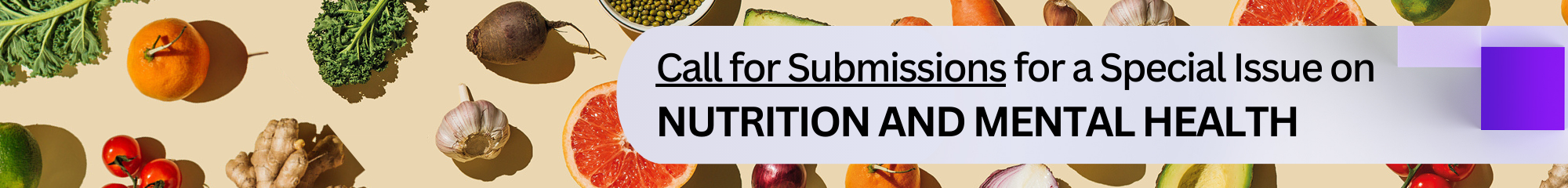 British Journal of Nutrition Call for submissions for a Special Issue on Nutrition and Mental Health