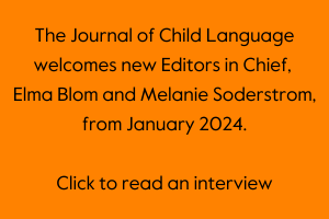 Banner welcoming new editors in chief to JCL from 2024