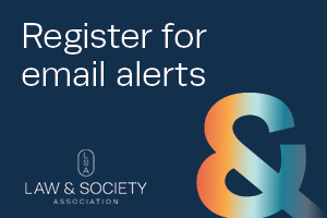 Banner linking to LSR journal email alerts sign up