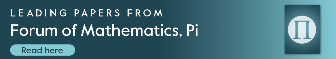Forum of Mathematics Pi - most read banner