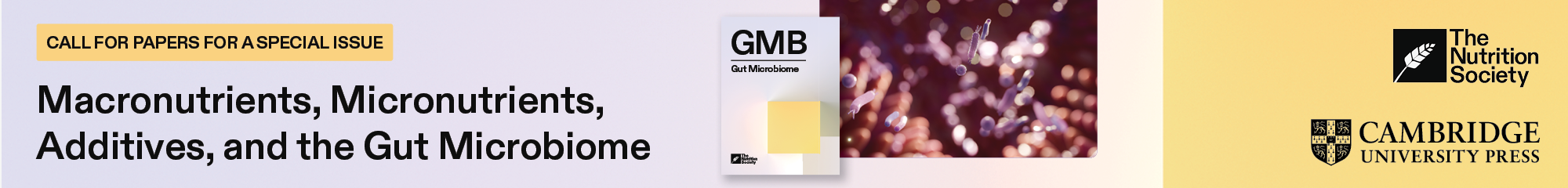 Gut Microbiome Call for Papers for a Special Issue
