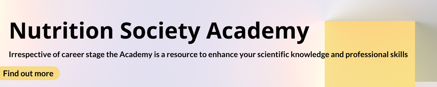 Click to explore the Nutrition Society academy