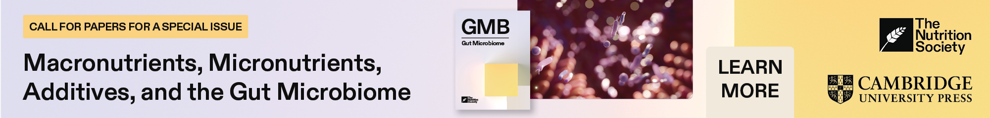 Click to explore the Call for Papers for a Special Issue on Macronutrients, Micronutrients, Additives, and the Gut Microbiome