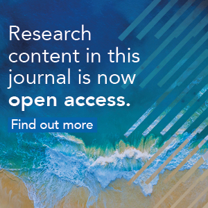 Research content in this journal is now open access, with link to FAQs.