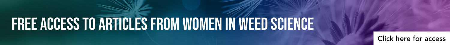 A link to a collection of articles from women in weed science