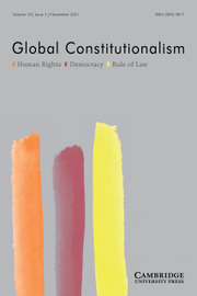 Global Constitutionalism cover