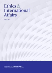 Ethics & International Affairs cover