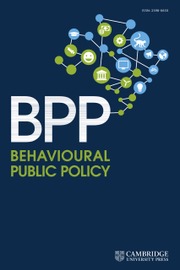 Behavioural Public Policy cover
