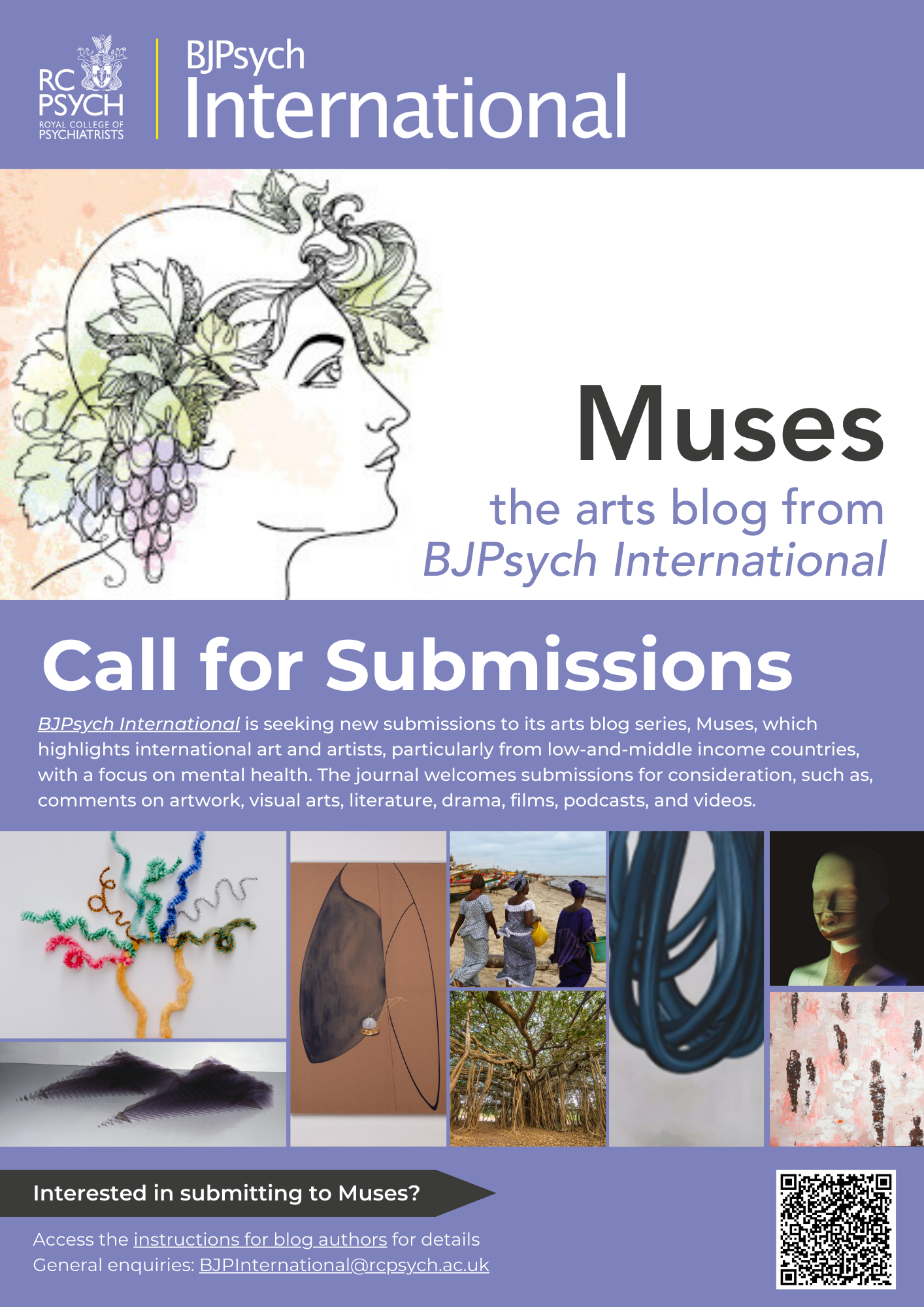 Call for submissions to Muses the arts blog