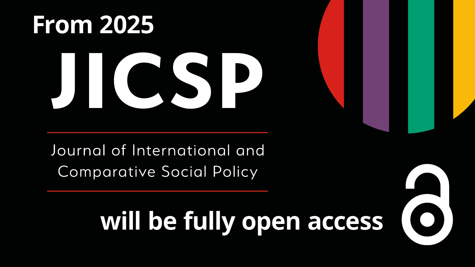 From 2025 JICSP will be fully open access