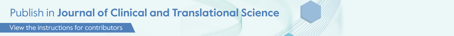 View the instructions for contributors publishing in Journal of Clinical and Translational Science